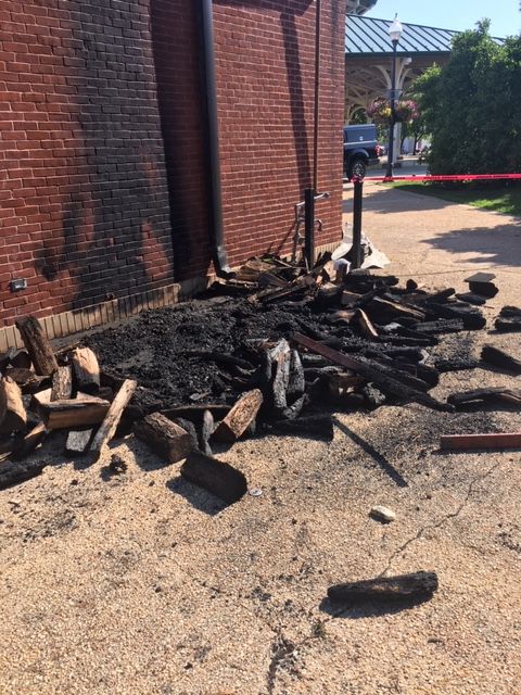Harris Pavilion fire